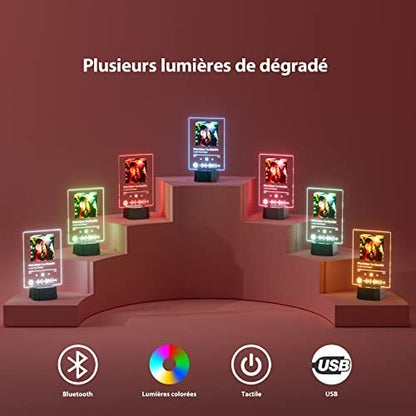 Plaque Spotify cadeau personnalisé
