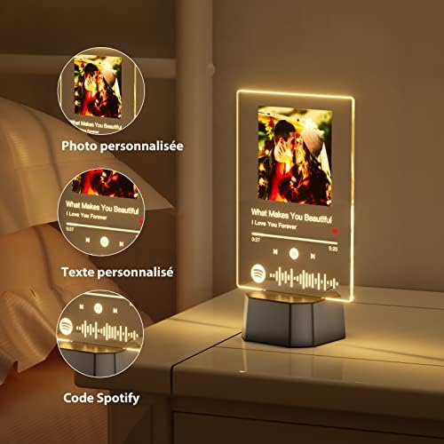 Plaque Spotify illuminée LED